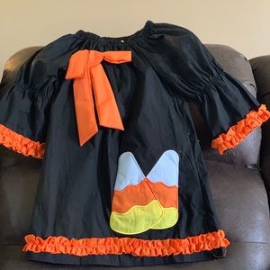 Little girl boutique Fall Candy Corn dress. NWT